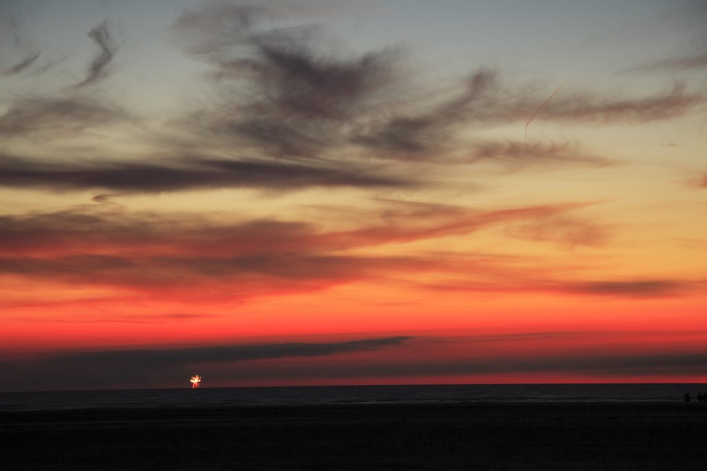 Sunset from Ainsdale Beech by Charlie Charlton