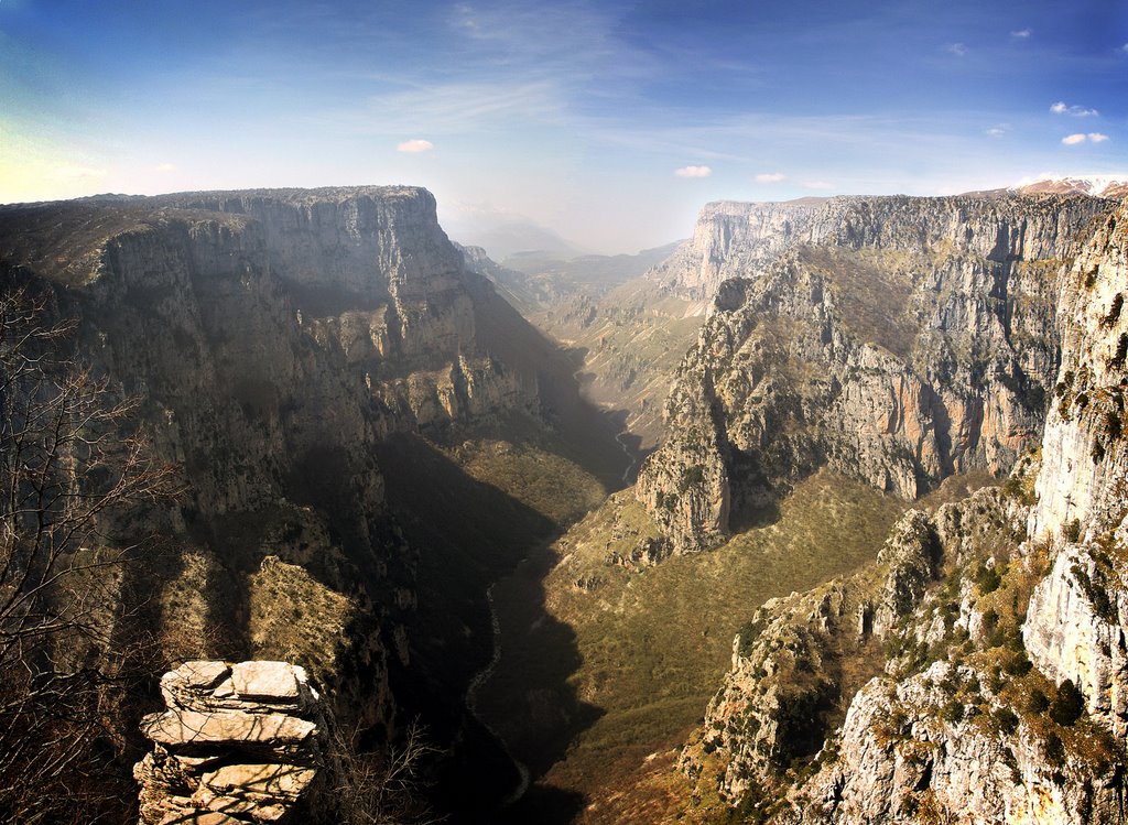 Wide Angle - Vikos Gorge by fivos_sd