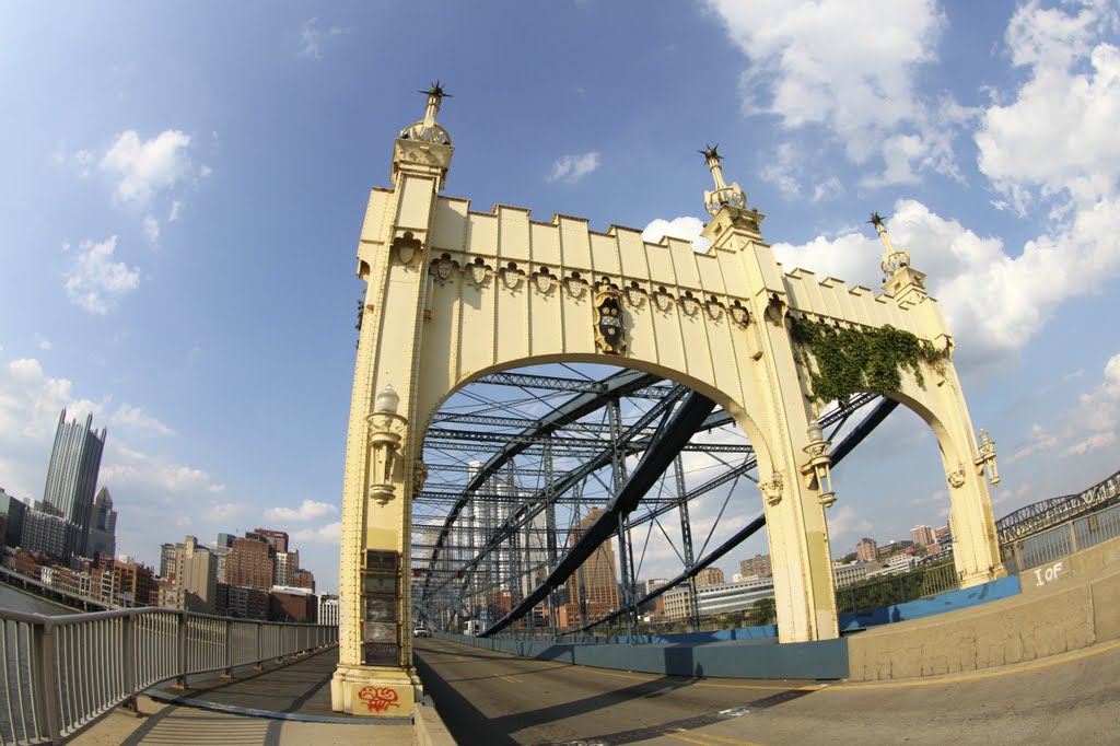 Pittsburgh Smithfiled Street Bridge over the Monongahela River by Sabina65