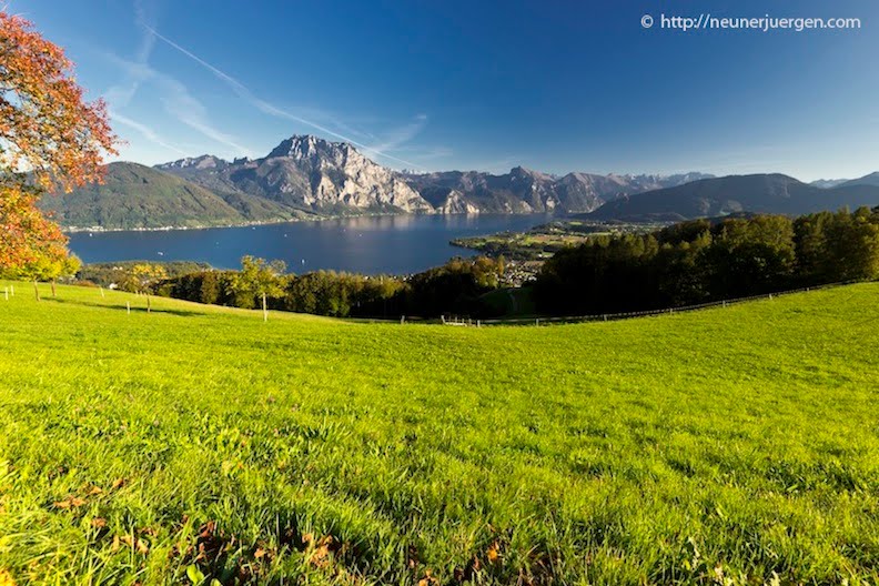 Traunsee vom Gmundner Berg Sept. 2011 by Neuner Jürgen by Neuner Jürgen