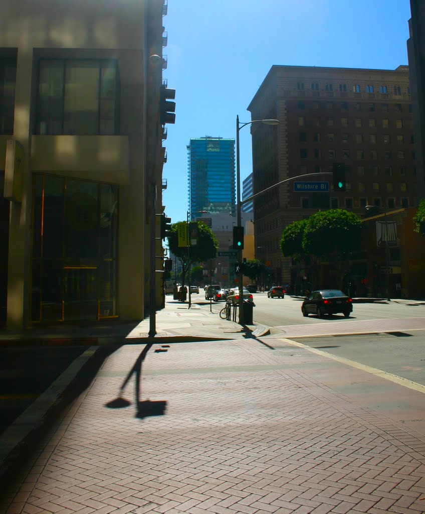 The view as seen from The Wilshire Corridor, Los Angeles, CA by MICHAEL  JIROCH  &  www.michaeljiroch.com