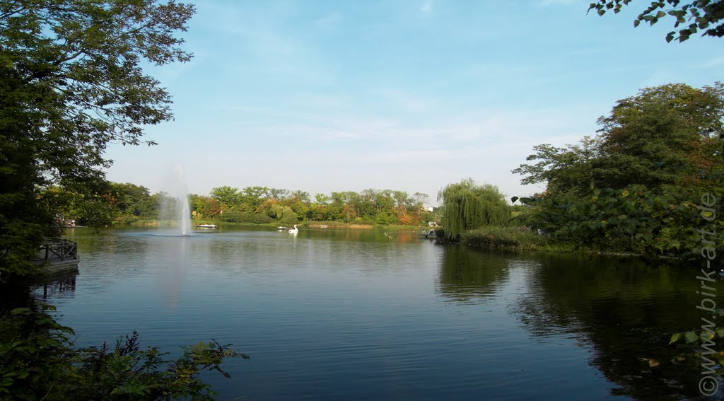 The lake, Kurpark, Bad Nauheim, Germany by Bastian Birkenhäger