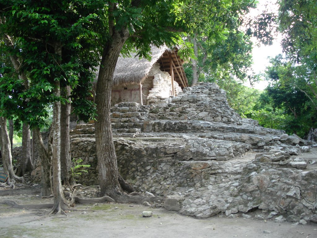 Xel-Ha Ruinas by Norberto Villarreal