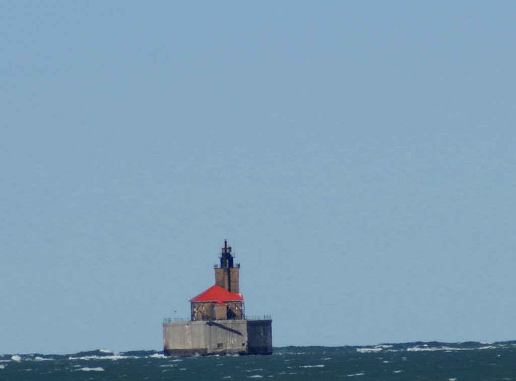 Port Austin Reef Lighthouse Lake Huron MI by Bluegill