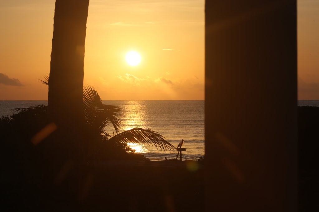 Amanecer desde la habitación del hotel en Akumal by Álvaro Campos Gonzal…