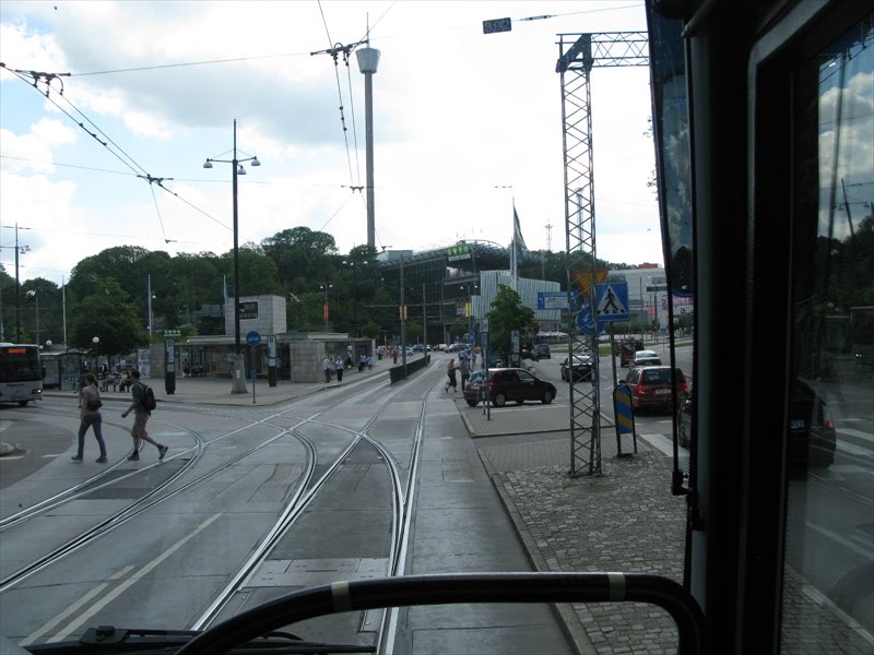 View from a bus at Södra Vägen, Gothenburg 2010 by biketommy999