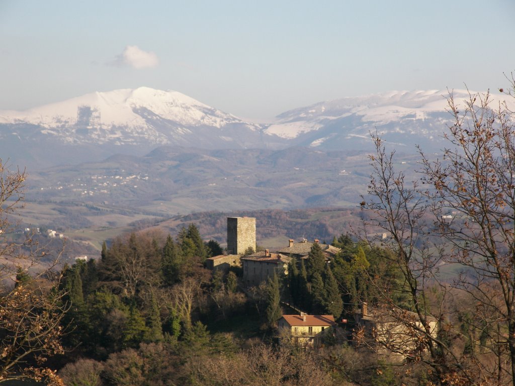 Paesaggio umbro fra Gubbio e Perugia by lucabellincioni