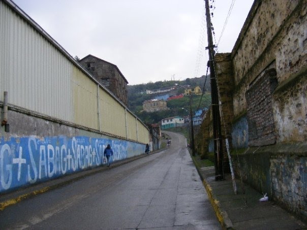 Acceso-subida hacia el Cerro Cornou, TALCAHUANO (Chile) by penquista_de_barrio