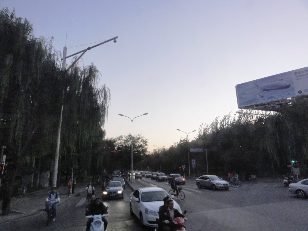 Sanyuan Bridge, Chaoyang, Beijing, China by Senanayaka Bandara