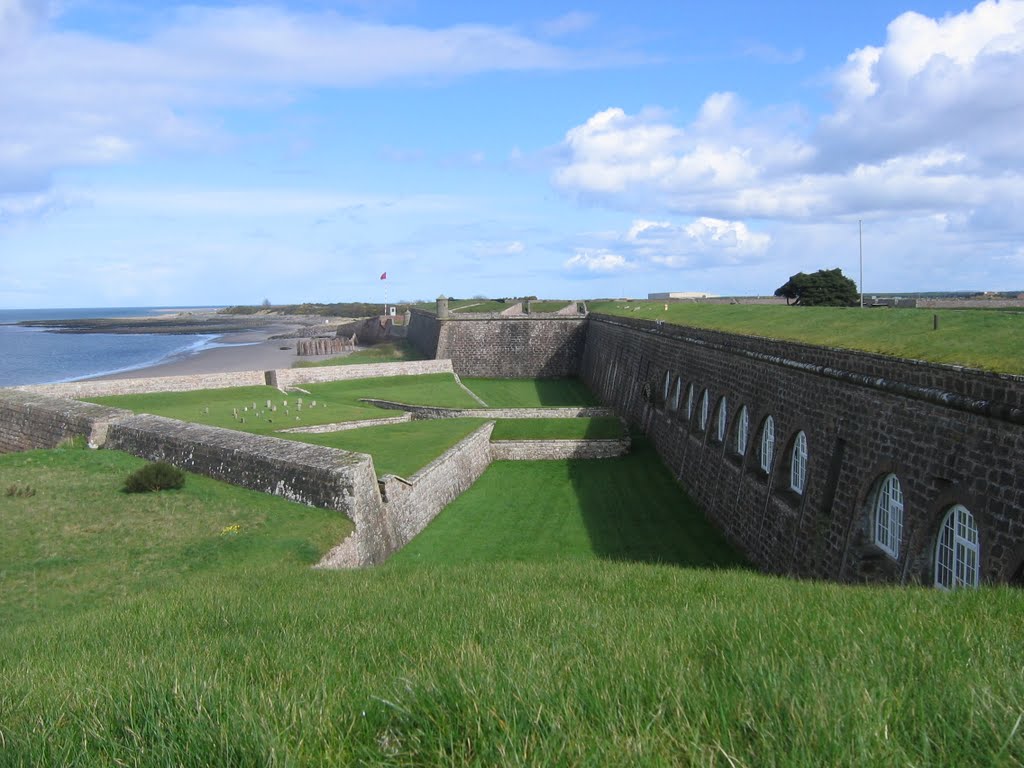 Fort George revetments at the last English Star Fort built in approx. 1750 by Donald Hammang