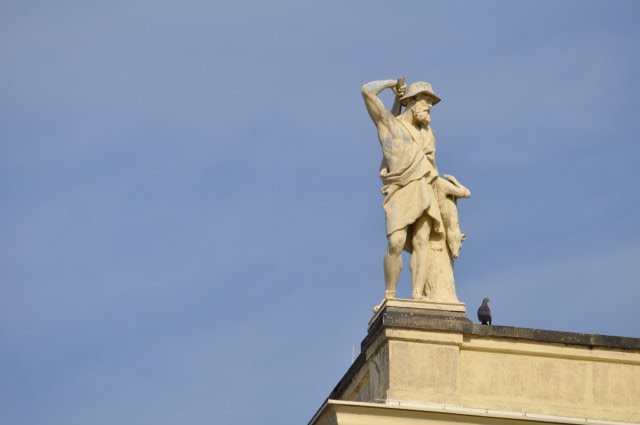 Figur Jugendstilgebäude Postplatz Görlitz by Lady A