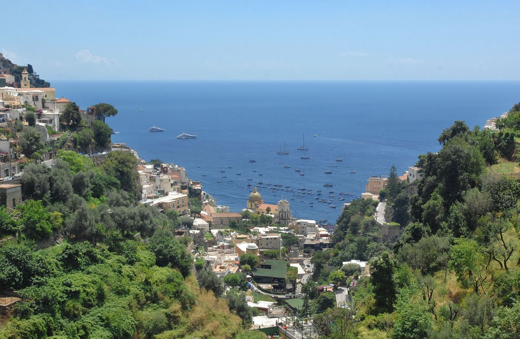 Positano by Hans Christian Davidsen