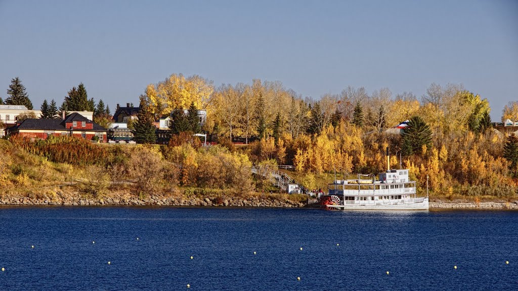 Glenmore Reservoir and Heritage Park in the Background by Jacenty