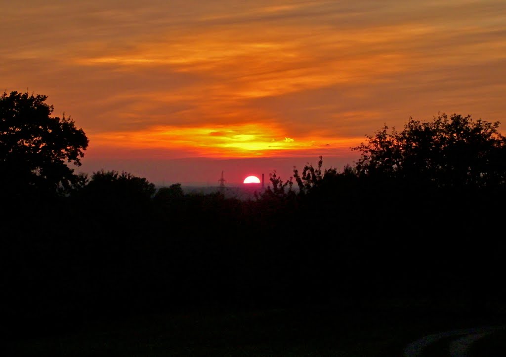 Sonnenuntergang bei Gaggenau-Bad Rotenfels-Winkel by fittererfamily