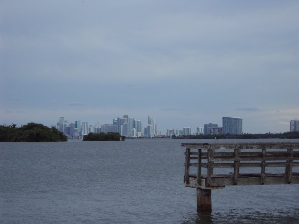 Biscayne Bay view from Pelican Harbor Park by John M Lopez