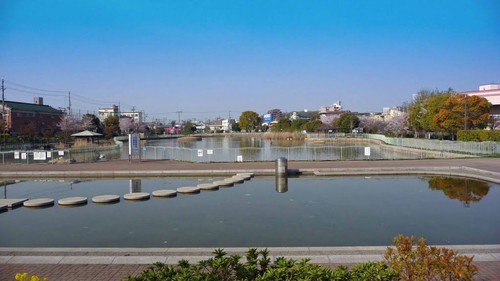 2011.4.10 市場池全景（西向き） Ichibaike Park by H.Katayama