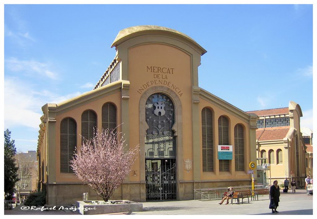 TERRASSA, MERCAT DE LA INDEPENDENCIA by Rafael Aroztegui Peñ…