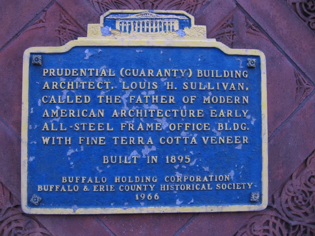 Guaranty Building historical plaque by Yoho2001