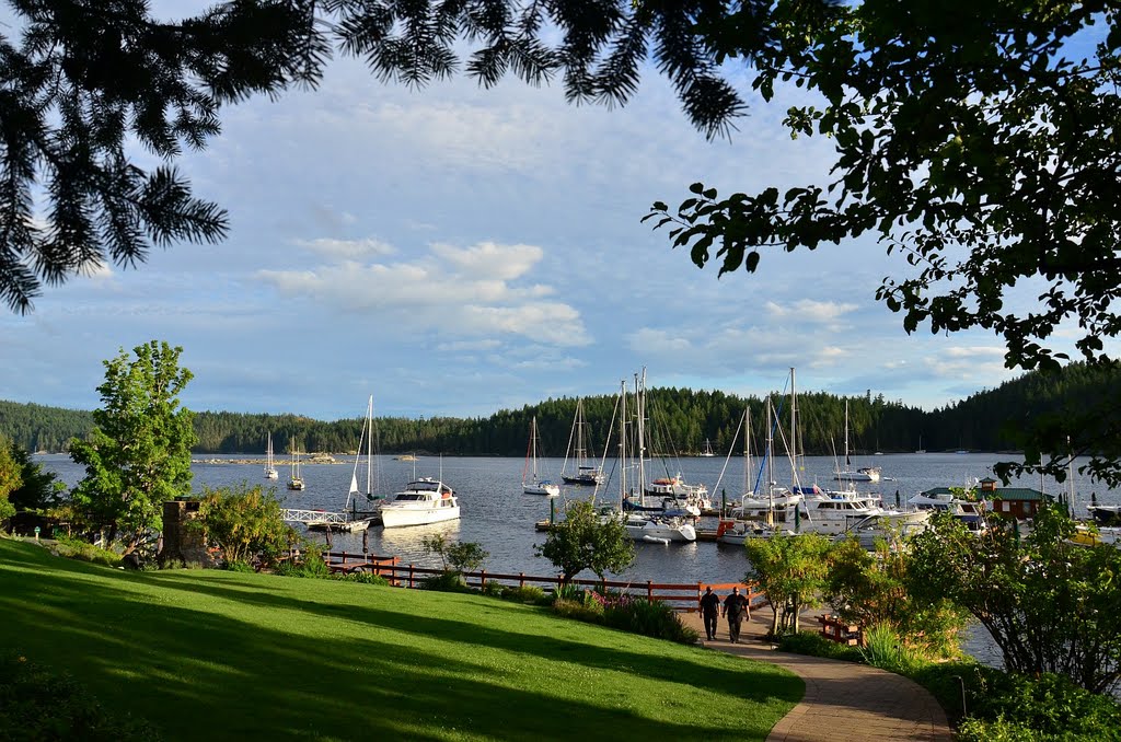 Gorge Harbour as viewed from the marina by Nawitka