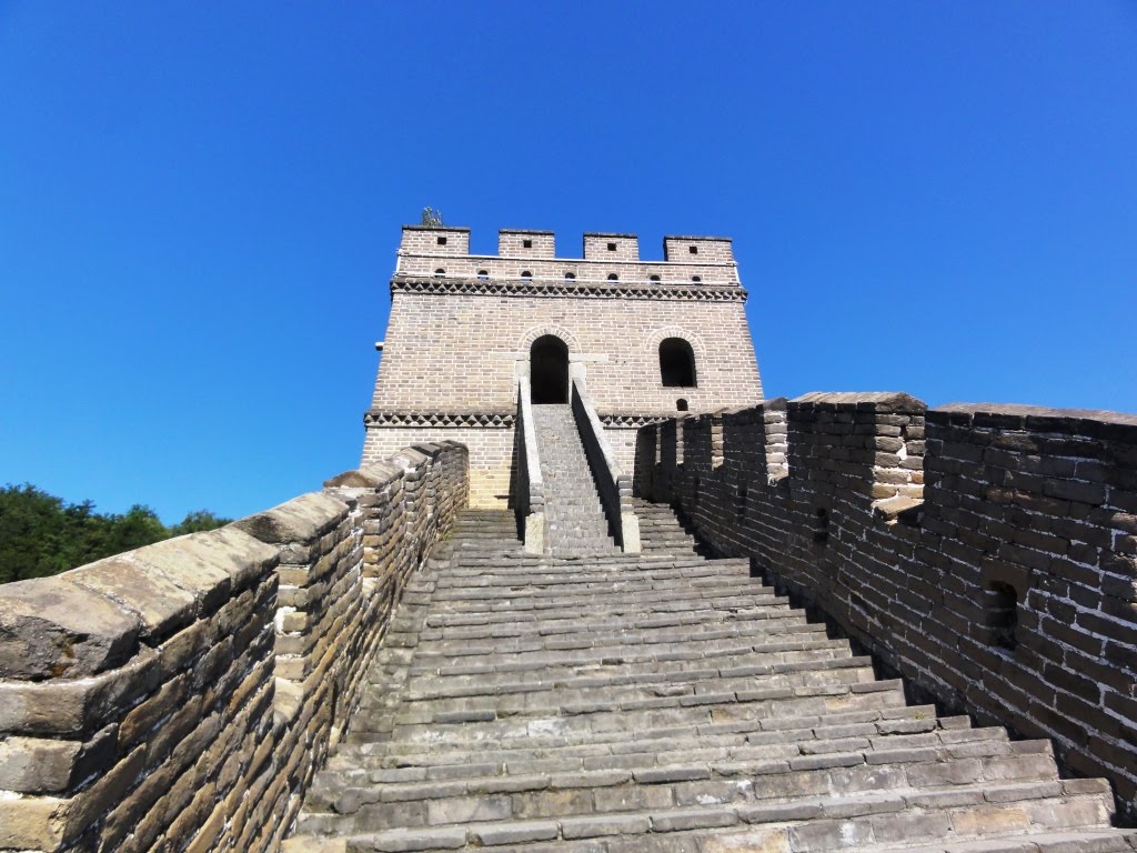 Great Wall, Mutianyu Huairou, Beijing, China by Senanayaka Bandara