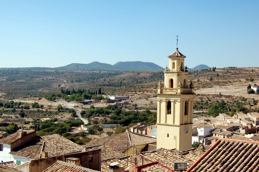 Church from Castle by David L. Roberts