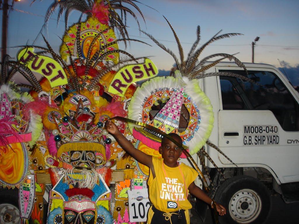 Just Rush Junkanoo 2007 Downtown Freeport by Marvin Storr