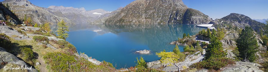 Barrage et lac d'Emosson - Alpes by Vincent MICHAUD