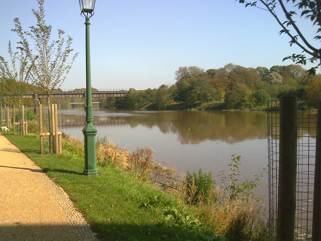 New view of the river at avenham park by jason o,brien