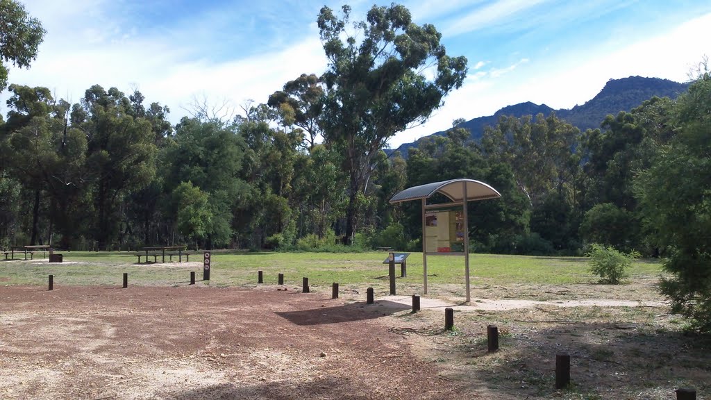 Borough Huts Campground (2 weeks after 2011 Victorian floods) by Chopio Siu