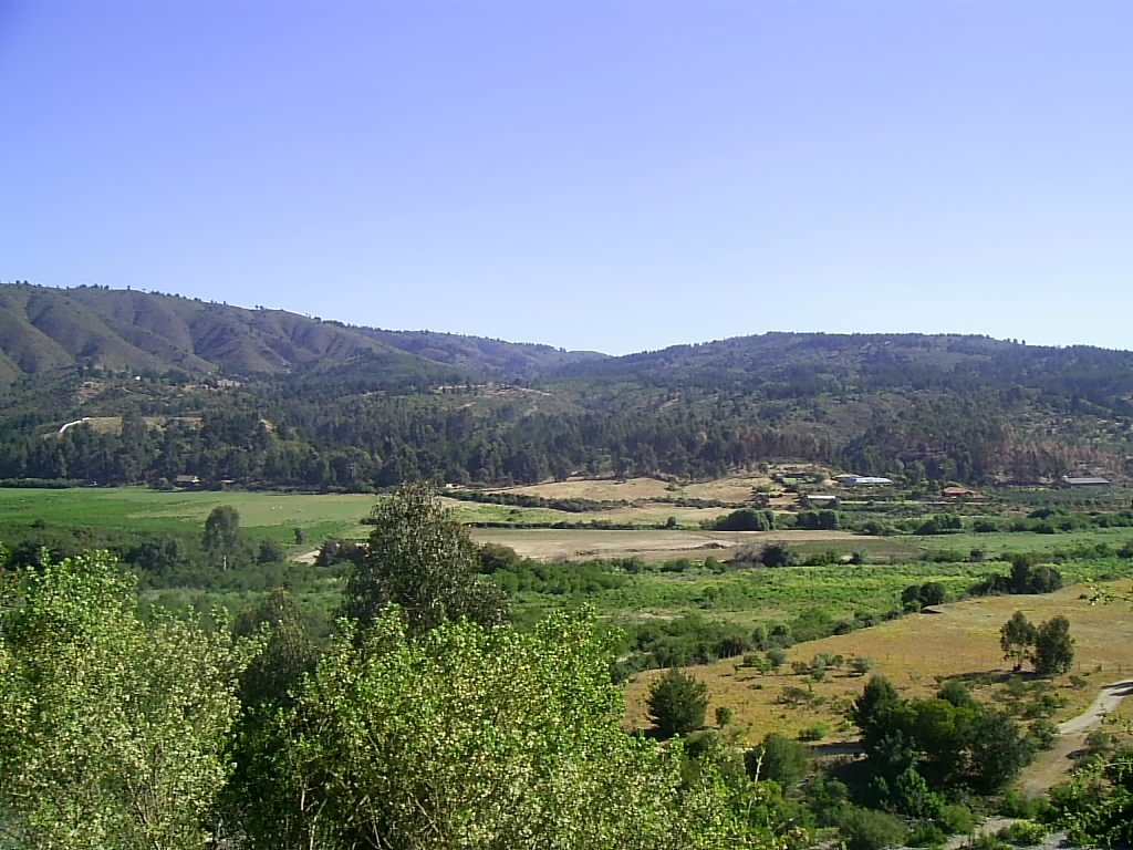 Vista al valle desde la cuesta Balmaceda by Gerald Foxon