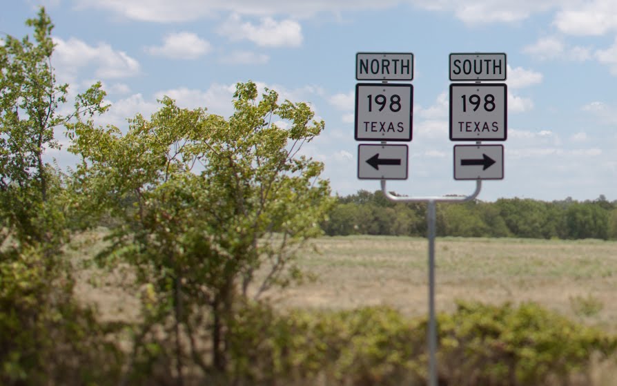 Texas State Highway 198 sign by goldbough