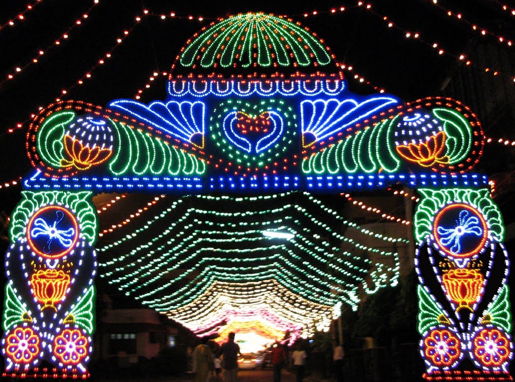 Durga Puja Celebrations (Temples & Lightings) 30 by Biplab Kumar Pal