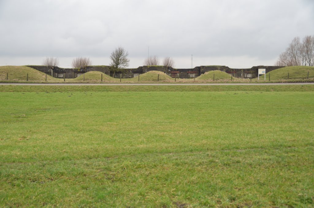 Secundary battery South of Fort Veldhuis by Dick Wools