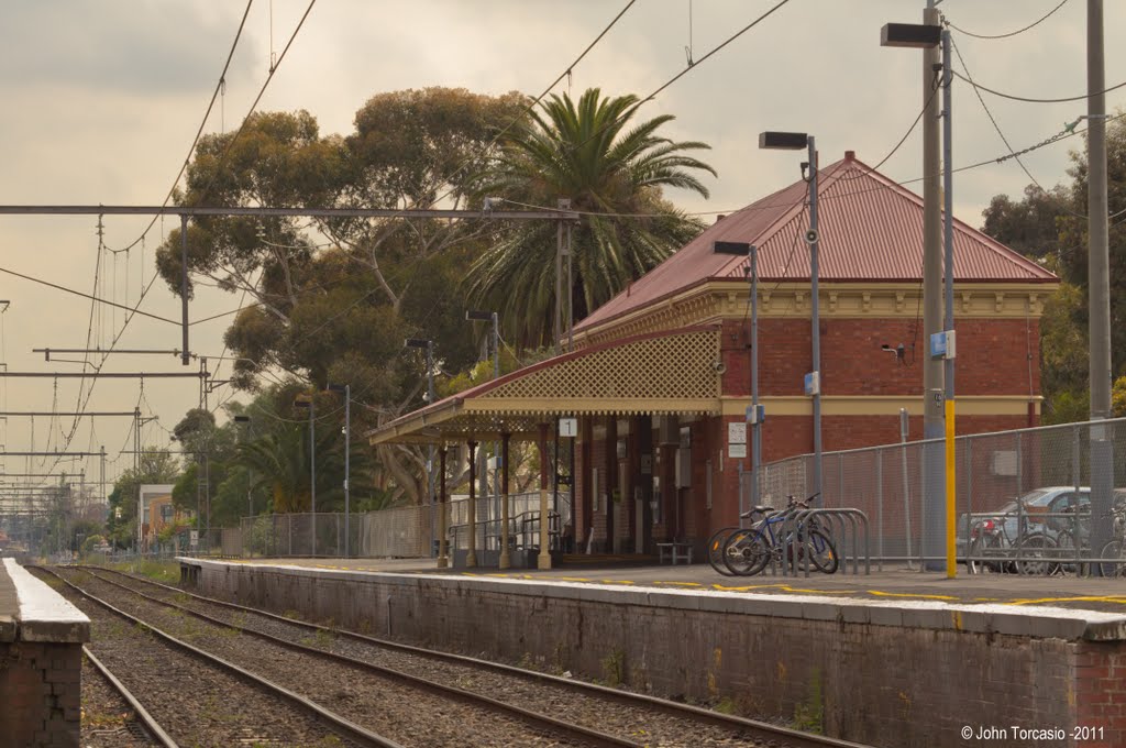 Moreland Train Station by John Torcasio