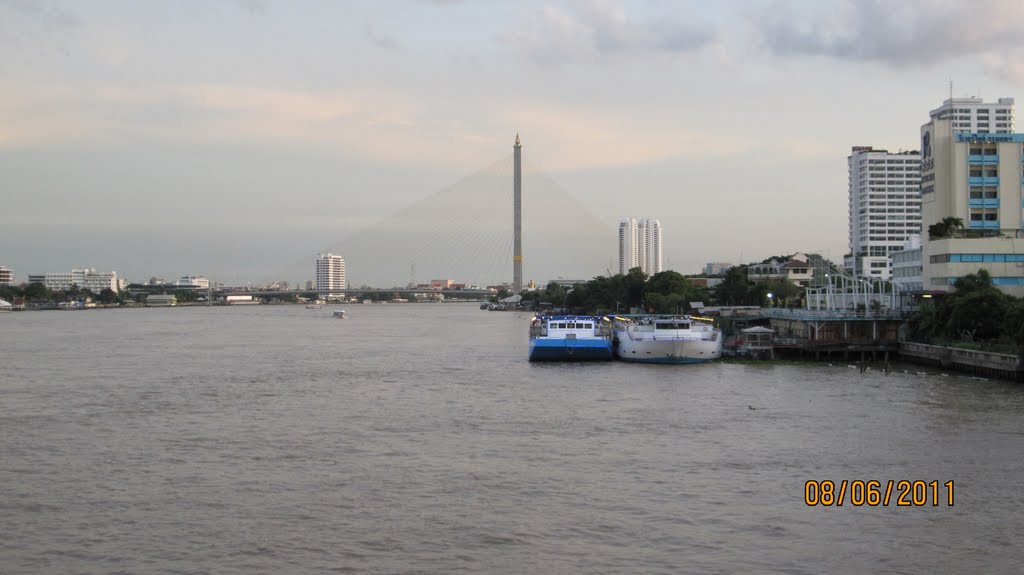 Bridge at Chao Praya, memosyd by memosyd