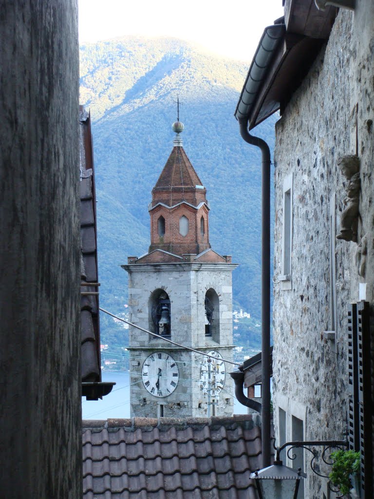 Ronco sopra Ascona Kirchturm by Contessa