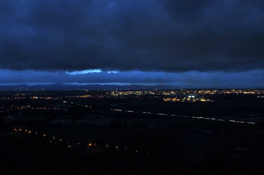 Stanlow evening by David Humphreys