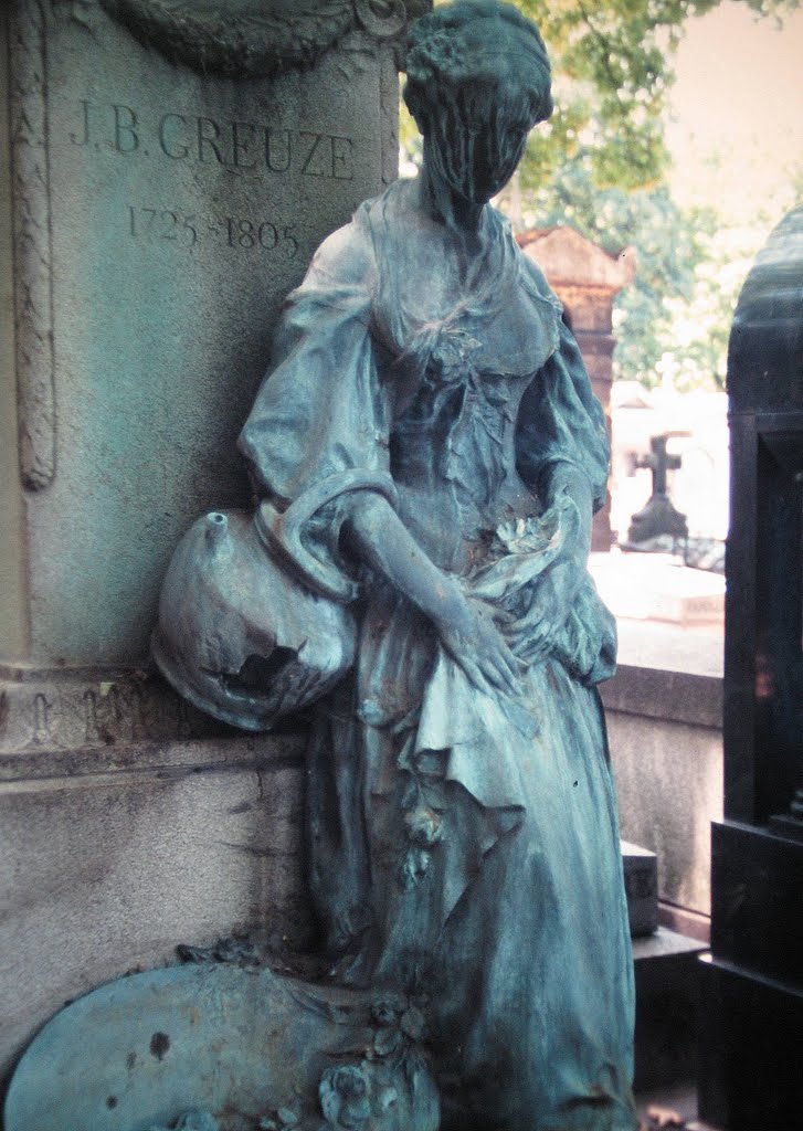 Cimetière de Montmartre 1998 - Greuze by Wensky