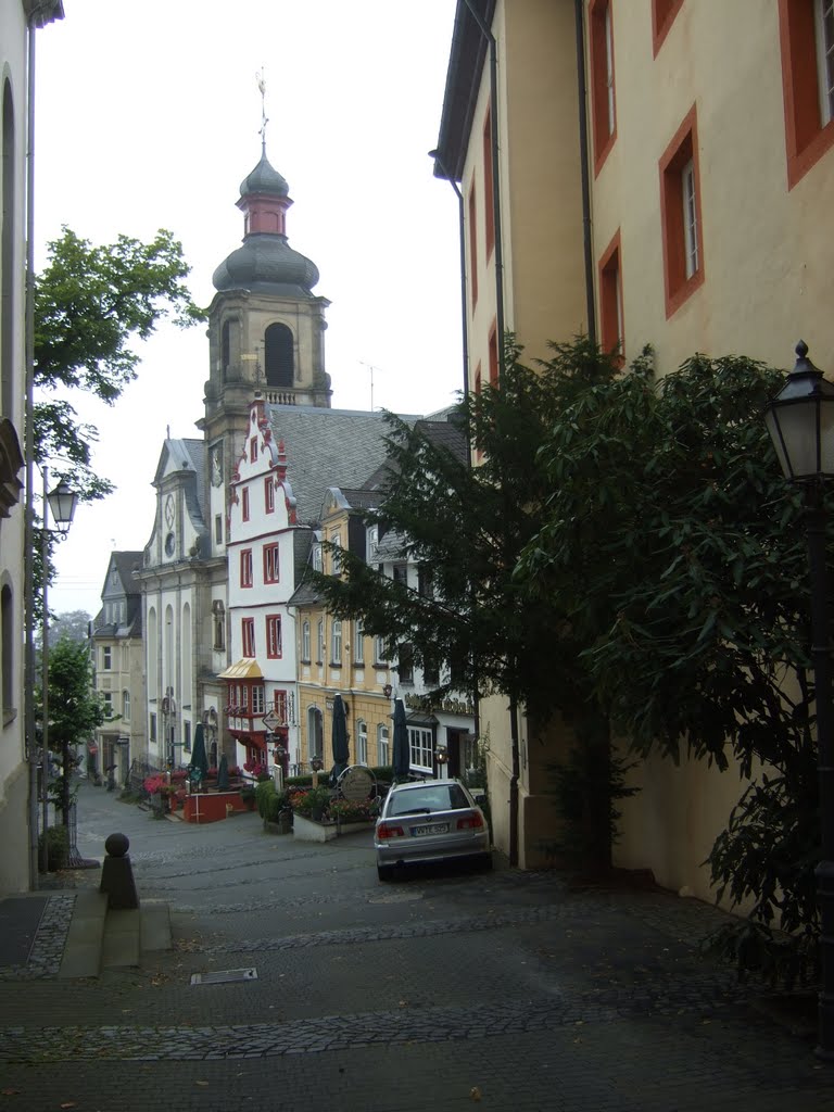 Blick vom Schlßberg zum Marktplatz by C.A.B.