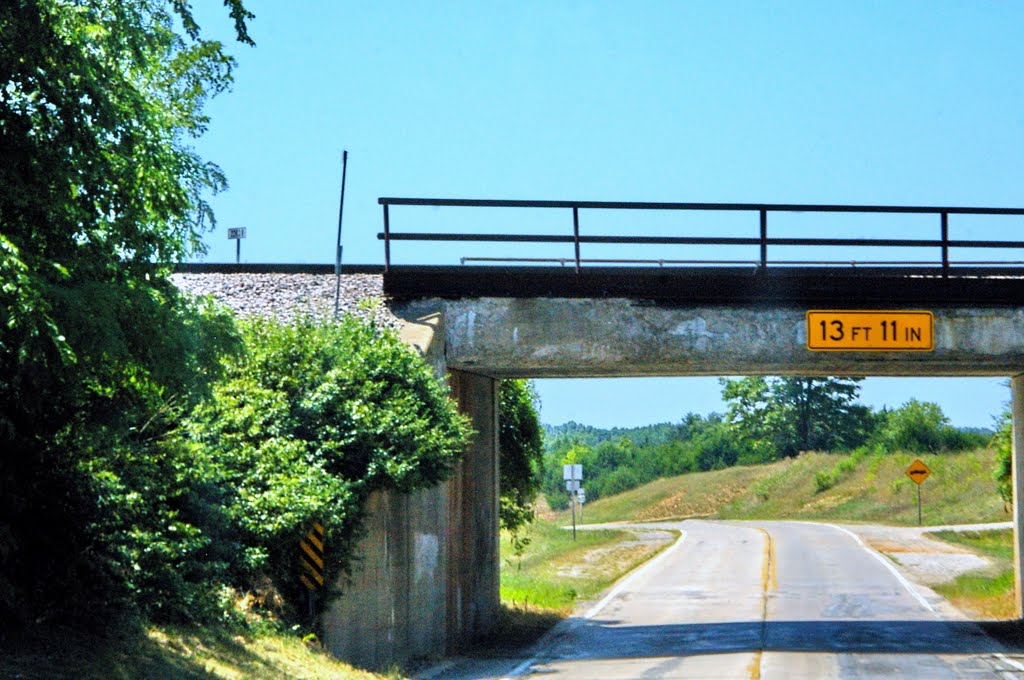 2011, Fordland, MO, USA - railroad overhead by Qwilleran