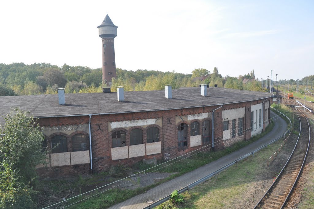 Bahnhof Elstal bei Berlin von Siegfried Kremer by Siegfried Kremer Philippsburg