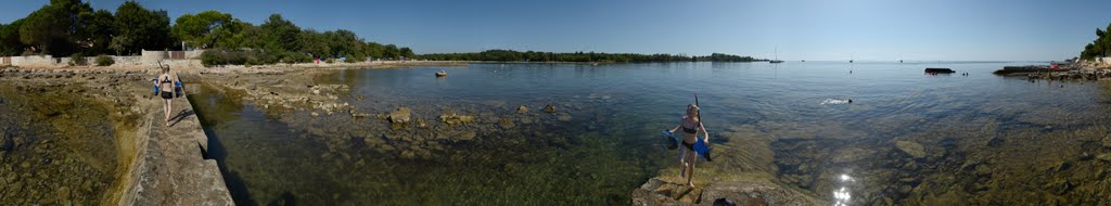 360 degree Panorama Camping Finida Bucht bei Umag by Fridtjof Stein