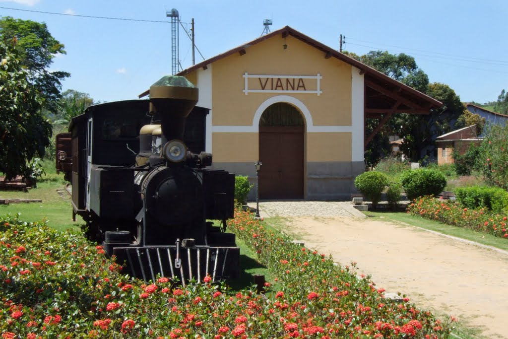 Antiga Estação Ferroviária de Viana - ES by carlos roberto rocha…