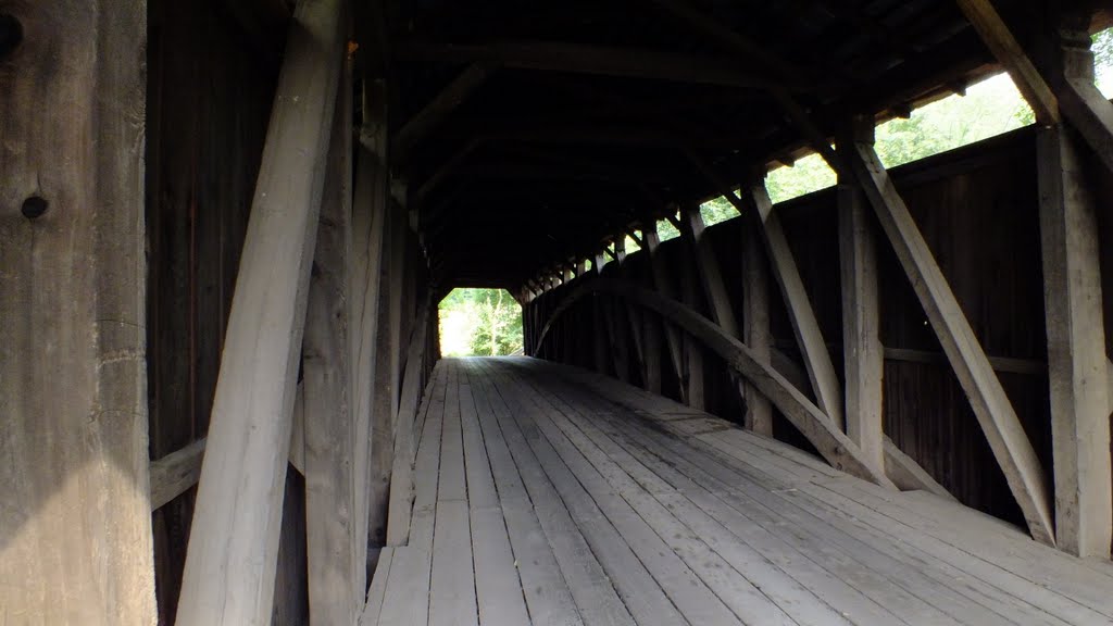 Fleisher's Covered Bridge Interior by K Glensky