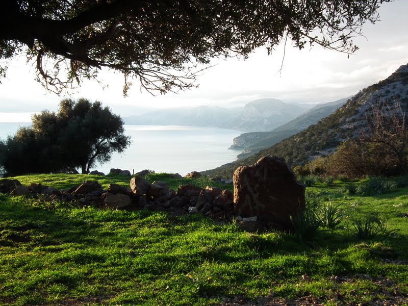 Vista sud dall'Agriturismo Codula Fuili su Golfo di Orosei by SystemaNaturae