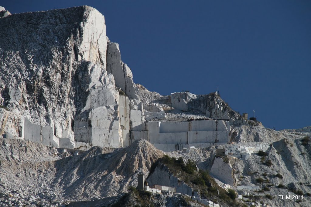 Weißer Marmor in Carrara, Toscana, Italia by Thor Alexander