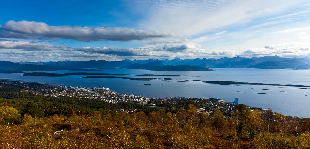 Molde. View from Varden. by Trond Giæver Myhre