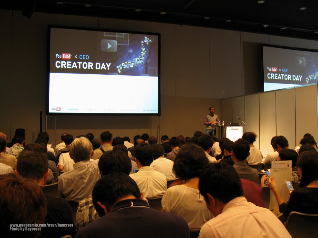 YouTube x GEO Creator Day 2011, Tokyo, Japan by Baycrest