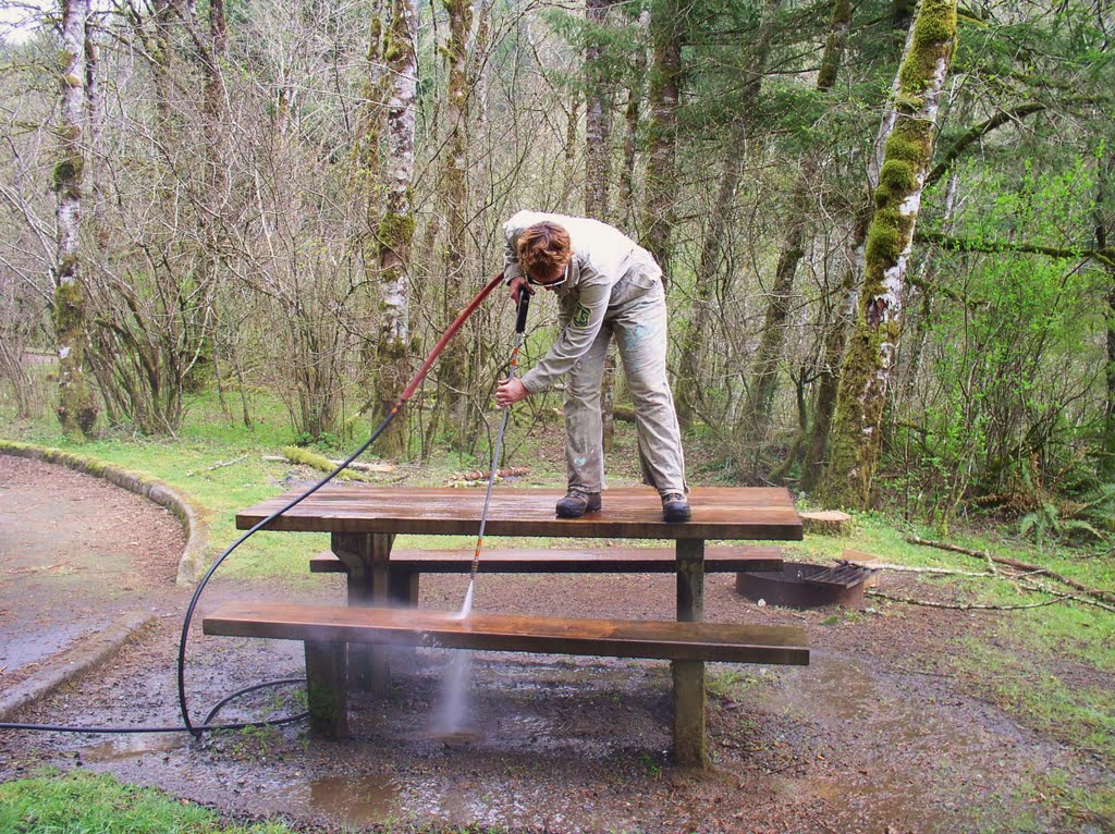 Spring Cleaning, Sunset Campground by Jim Nieland