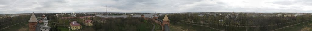 Panorama to Novgorod by Yustas